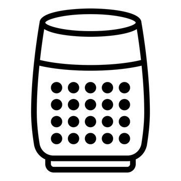 recommend clip art: Speaker black outline icon