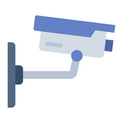 CCTV colorful flat icon