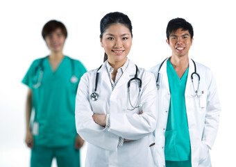 Fototapeta premium Group of Asian doctors