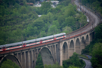 Fototapeta premium Railway in Campania Region - Italy