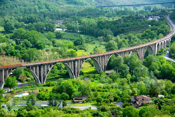 Railway in Campania Region - Italy