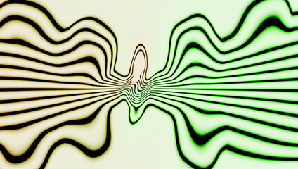 Beautiful neon light wave and liquid art design illustration 