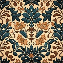 floral vintage beautiful repeating pattern