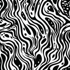 white pattern textured textile black abstract print fashion background design fabric vector art