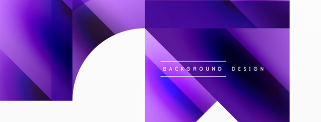 Glossy circle, square, triangle shapes minimalist geometric backdrop. Sleek, contemporary design with a touch of sophistication for digital designs, presentations, website banners, social media posts