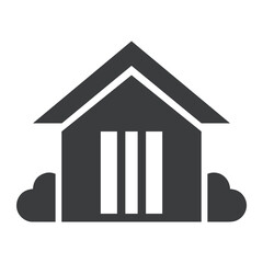 Storage database icon symbol vector image. Illustration of the cloud storage management design image
