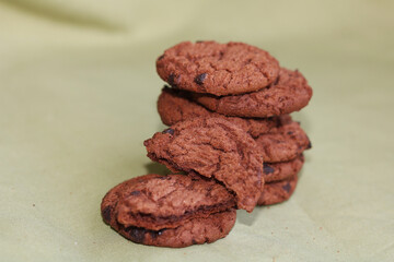 Box of cookies chocolate