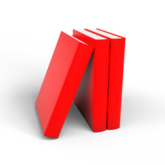 Blank Book Mockup. Concept Template Object for Education, Learning, Reading, Science and Literature. 3D Illustration. File with Clipping Path.