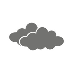 Storage database icon symbol vector image. Illustration of the cloud storage management design image