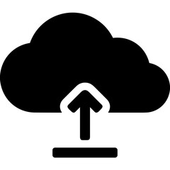 Storage database icon symbol vector image. Illustration of the cloud storage management design image