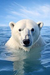 Fototapeta premium polar, bear, Generative Ai