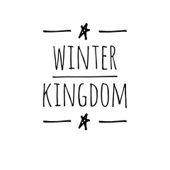 ''Winter Kingdom'' Quote Illustration
