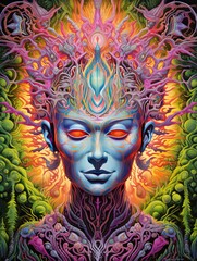 Acid Psychedelic Art: An Unforgettable Trip through Vibrant Colors and Mind-Bending Imagery