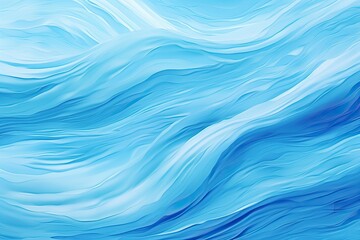 Fototapeta premium Aqua Illusion: Abstract Blue Wave or Veil Texture Background