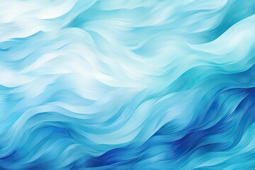 Fototapeta premium Aqua Swathe: Stunning Blue Abstract Backgrounds Inspired by Ocean Waves