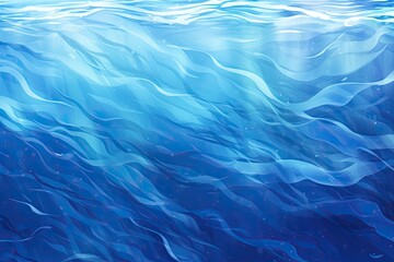 Obraz premium Aquatic Pulse: Blue Abstract Backgrounds Collection for Diverse Designs