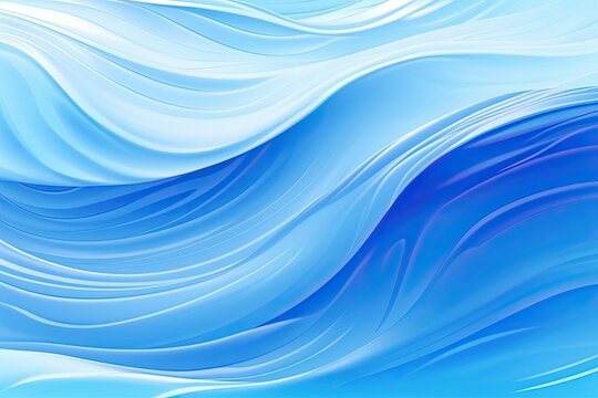 Azure Ripples: Abstract Blue Wave Background - Design Element