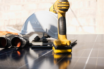 Equipment for maintenance solar systems.