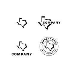 texas logo design, texas symbol, texas vector, texas logo set, texas section logo design vector