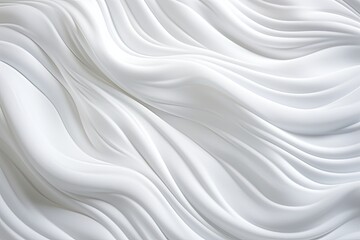 Frostweave Waves: Abstract White Cloth Background with Soft Wave Patterns