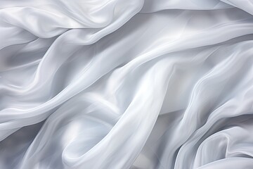Ice Illusion: White Gray Satin Texture Background - Enchanting Frozen Elegance