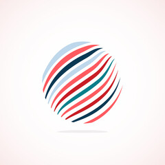 Abstract circle logo - minimalist emblem, timeless and universal shape of circle. Unique logo represent range of brands and concepts, encapsulating simplicity and creativity in single, iconic image