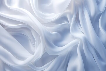 Fototapeta premium Icy Canvas: Smooth White Fabric Texture Background - Arctic Serenity