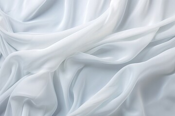 Icy Canvas Delights: Smooth White Fabric Texture Background with a Frozen Touch