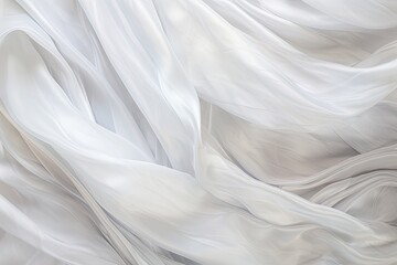 Obraz premium Icy Glow: White Gray Satin Texture