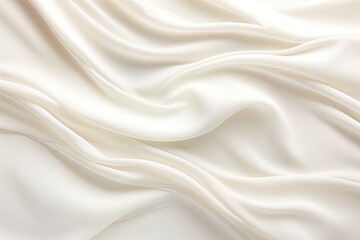 Obraz premium Ivory Impression: White Cloth Background with Subtle Waves