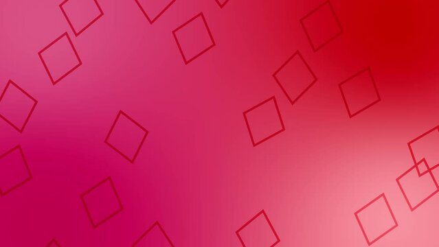 CG of red background including rhombus shaped object