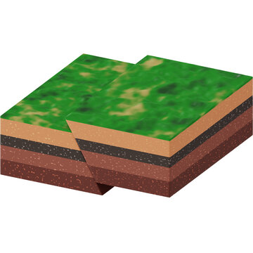 Reverse Fault in Earth's Crust