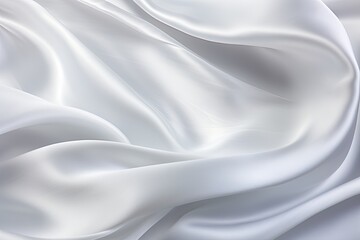 Satin Silver Sweep: Subtle Blur Patterns on White Texture.