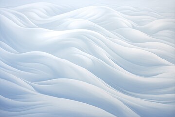 Obraz premium Soft Waves of Snow: A Serene Cloth Background Journey