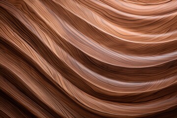 Timber Twirl: Curved Wood Wall Texture Background for Visual Design
