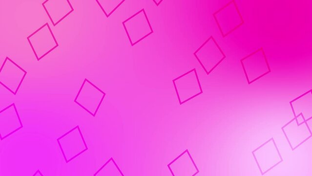CG of pink and magenta background including rhombus shaped object