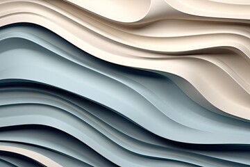 Waveform Rhapsody: Abstract Wavy Background for Interior Decoration