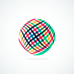 Abstract circle logo - minimalist emblem, timeless and universal shape of circle. Unique logo represent range of brands and concepts, encapsulating simplicity and creativity in single, iconic image