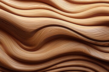 Woodland Waves: A Curved Texture Journey Through a Wood Wall Background