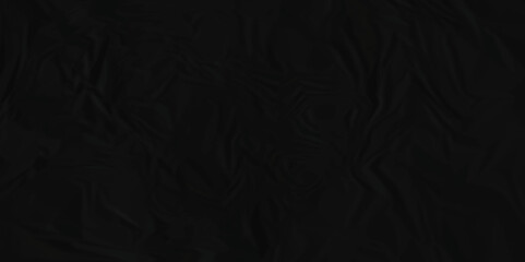 Dark black crumpled paper texture. black wrinkled paper texture. Black paper texture. Black crumpled and top view textures can be used for background of text or any contents.