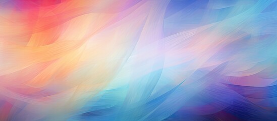 Obraz premium Illustration for postcards or concept design featuring a colorful vintage texture with abstract blur patterns The background includes decorative elements that have a magical and defocused s