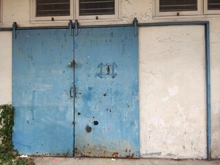 The door of an old building
