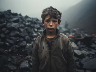 Fototapeten 瓦礫で生活する少年の映画シーン © keijiro