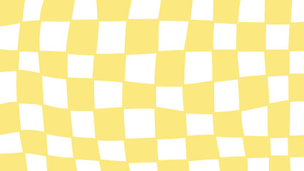yellow and white checkered pattern