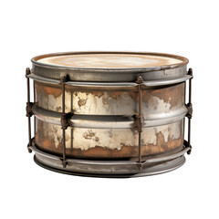 rusted drum isolated