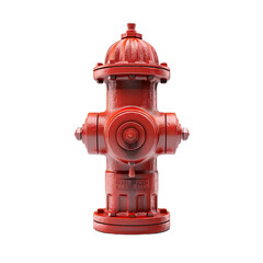 Red Hydrant Isolated
