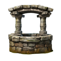 Fototapeta premium ancient stone well