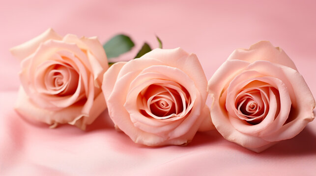 pink roses HD 8K wallpaper Stock Photographic Image 