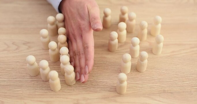 People are divided into two groups