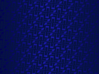 Blue metal texture steel background. Luxurious steel ornament. Perforated metal sheet.